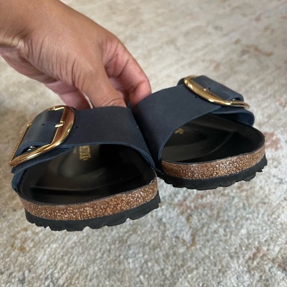 Birkenstock Madrid Big Buckle Slide Sandals - Picture 2 of 5